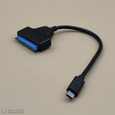 Переходник SATA data+Sata power на Type C
