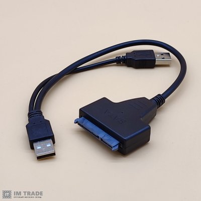 Переходник SATA data+Sata power на USB 2.0