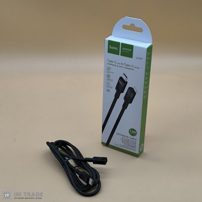 Подовжувач Type-C Hoco U107  1.2м 3.0A