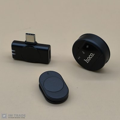 Мікрофон петличний HOCO L21 Type-C чорний