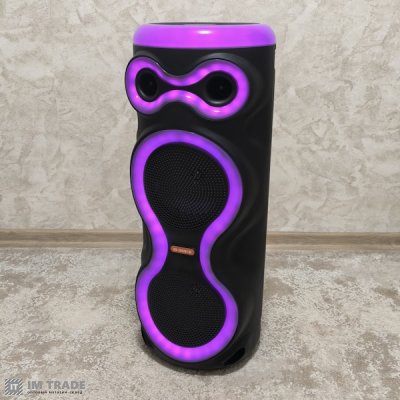 Портативна колонка  с USB+SD+Blutooth MS-2057BT-W з бездротовим мікрофоном 