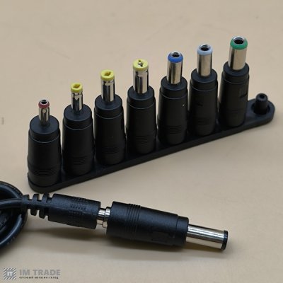 Кабель живлення Модема,Планшет,Ноутбук  OLA TC-DC60W+adp  TypeC > DC(5/9/12/15/20V 60W) +8перех.LCD