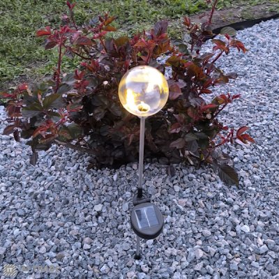 ліхтар садовий вб.акум ШАР-30led 10501 (сон.панель,дат.світла) 1реж (запаковані по 2шт)