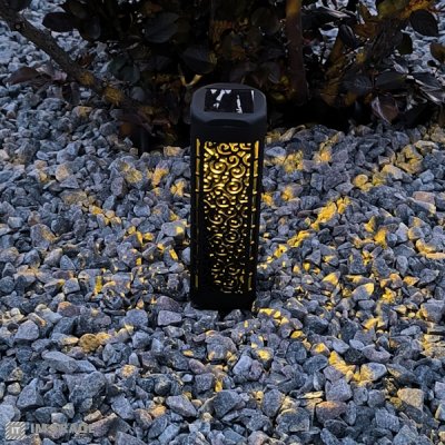 ліхтар садовий вб.акум garden 10 СТОВПЧИКИ 9753 (сон.панель, дат.світла) 1реж 