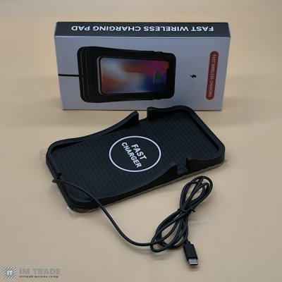 Килимок силіконовий з бездротовою зарядкою для телефону від Type-C FAST WIRELESS CHARGING C7
