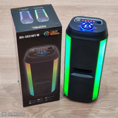 Портативна колонка  с USB+SD+Blutooth MS-3631BT 10 Вт