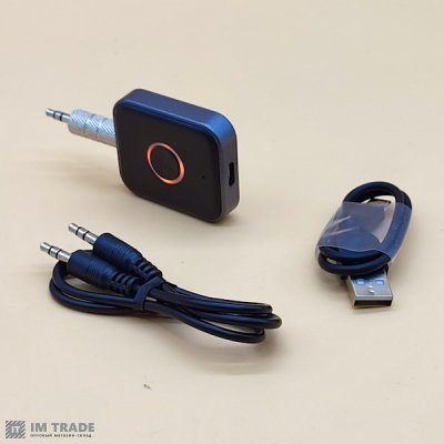 BT-ресивер BOROFONE BC55 Suave + bluetooth (встроен. АКБ) black