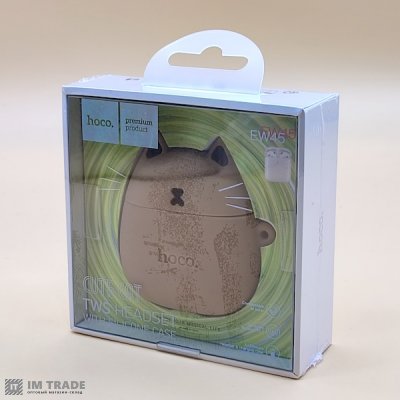 Bluetooth гарнитура Hoco EW45 True wireless stereo headset Caramel Cat