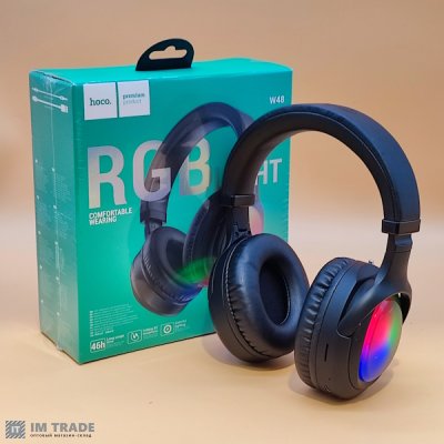 наушники Bluetooth Hoco W48 Focus чорні