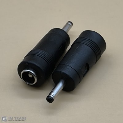 Перехідник DC гніздо 5.5/2.1 / штекер 3,0/1,0 