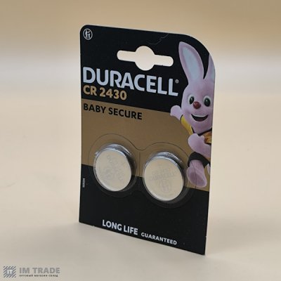 CR Duracell  2430 (уп 2 шт) ціна за шт.