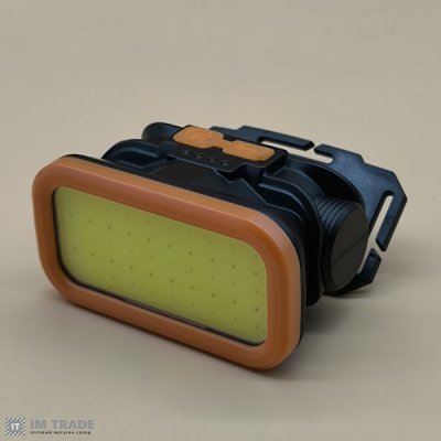 Ліхтар налоб вбуд.акум пласт YEMAO YM-309 (COBбіле.черв.) +TypeC  5реж