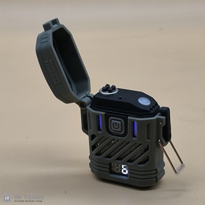 Ліхтар МУЛЬТИф. вб.акум пласт D53-2LED +BOX,запаль.,LCD,TypeC 3+1реж