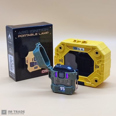 Ліхтар МУЛЬТИф. вб.акум пласт D54-2LED +BOX,запаль.,LCD,TypeC 3+1реж