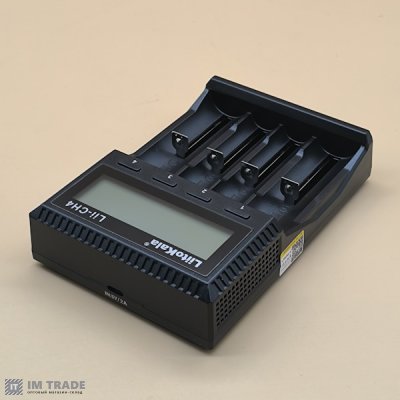 Заряд. пристрій на 4 АКБ LiitoKala  Lii-CH4  LCD,TypeC