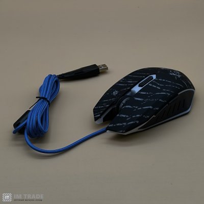 Миша Defender ігрова Agent GM-590L RGB (12800dpi) 6 кнопок +КИЛИМОК
