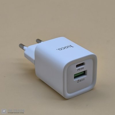 СЗУ Hoco C149A Charm PD30W+QC3.0 charger (EU) білий