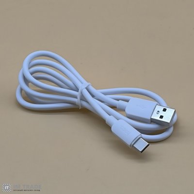 Кабель USB / TYPE-C  1м Hoco X96 27W Hyper білий