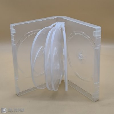 Коробка DVD  / Бокс 10 дисків прозорий 