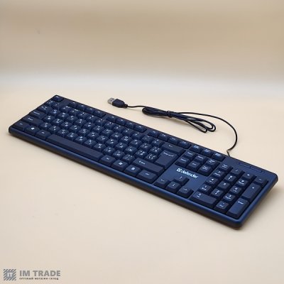 Клавиатура Defender Element HB-520 USB UKR, чорна