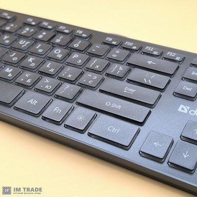 Клавиатура Defender Balance LQ, Rainbow RGB-підсвічування, низький хід клавіш