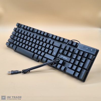 Клавиатура Defender Mayhem GK-360DL,RU,RGB игровая, подсветка,