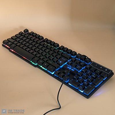 Клавиатура Defender Mayhem GK-360DL,RU,RGB игровая, подсветка,