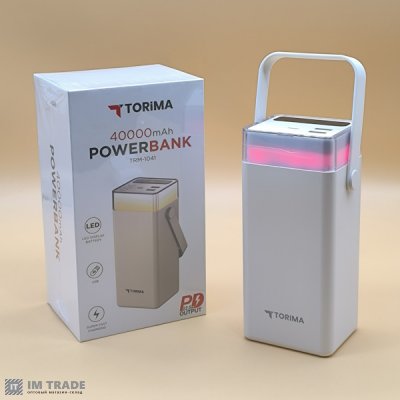 Банк заряда 40000 mAh TORIMA TRM-W1041 22.5W PD