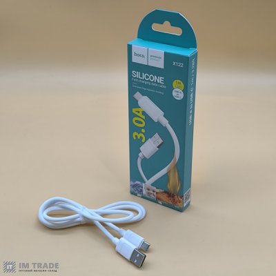 Кабель USB / TYPE-C  1м Hoco X122 білий