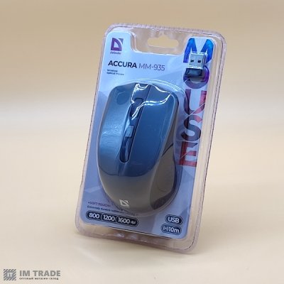 Миша Defender Accura MM-935 сіра