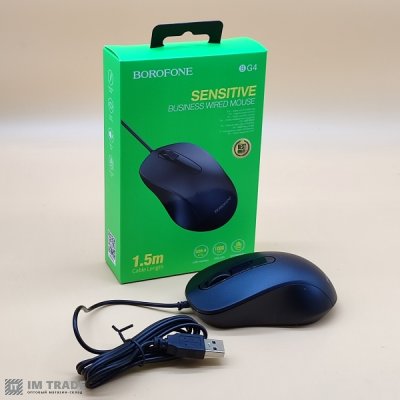 Мишка BOROFONE BG4 чорна
