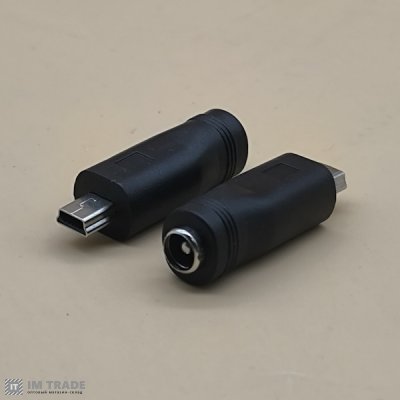 Перехідник DC штекер mini--гніздо 5.5/2.1