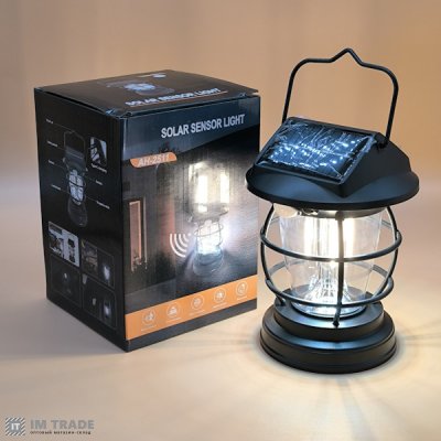 Ліхтар кемпінг акум  AH-2508 /2510 /2511 + SOLAR