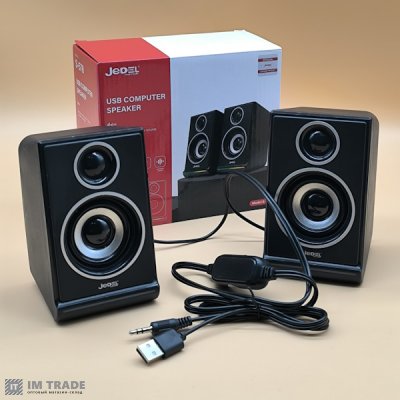Колонки PC 2.0 USB JEDEL S-578 RGB (2*3W)