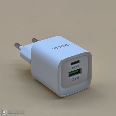 СЗУ Hoco C147A Charm (1хUSB/1хType-C) 20W PD/QC
