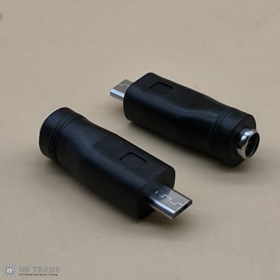 Перехідник DC штекер micro USB-гніздо 5.5/2.1