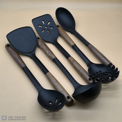 Набір кухонного приладдя 7в1 KITCHEN SET SILICONE AT-D3K ART-0763