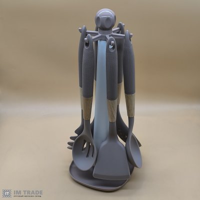 Набір кухонного приладдя 7в1 KITCHEN SET SILICONE AT-D3K ART-0761