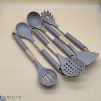 Набір кухонного приладдя 7в1 KITCHEN SET SILICONE AT-D3K ART-0761