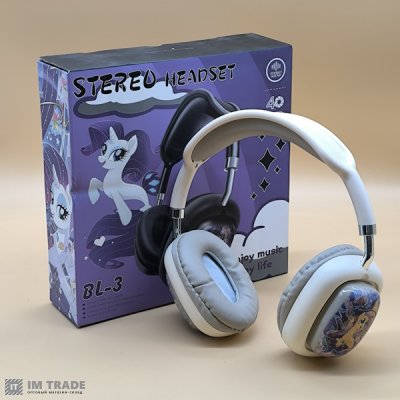 Наушники Bluetooth WIRELESS  HEADSET BL-3
