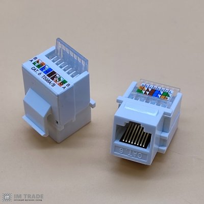 Перехідник гніздо(МАМА) для RJ45 (CAT6) використання без обжимки