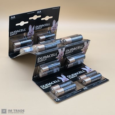 LR-6  DURACELL  ціна за шт..замовлення кратно 2
