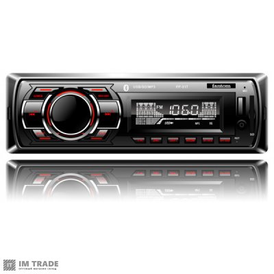 Автомагнитола FANTOM FP-317 Black/Red