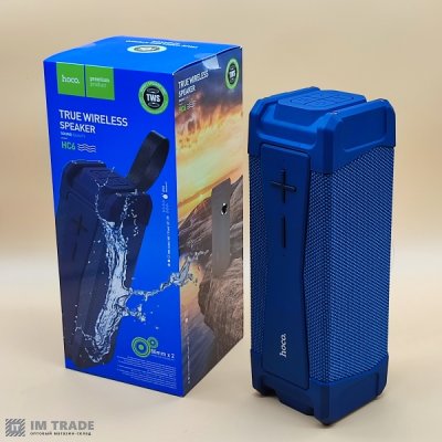 Портативна колонка Bluetooth HOCO HC6 10W*2, IPX6 (темно-синій)