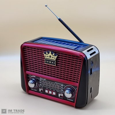 Портативна колонка  Golon RX-455S сонячна панель