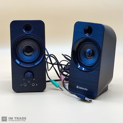 Колонки DEFENDER (2.0) SPK-190 8W  чорні  (живлення від USB)