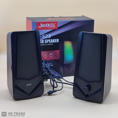 колонки для PC 2.0 USB JEDEL S523 RGB+Bluetooth