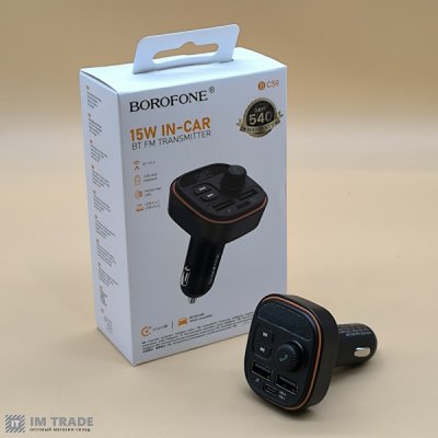 FModulator BOROFONE BC59 + bluetooth PD20W+QC3.0