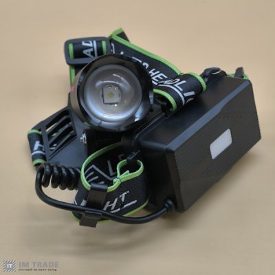 Ліхтар налоб акум BL-T903-TG (PM10-TG) zoom TypeC, 2х18650 1реж