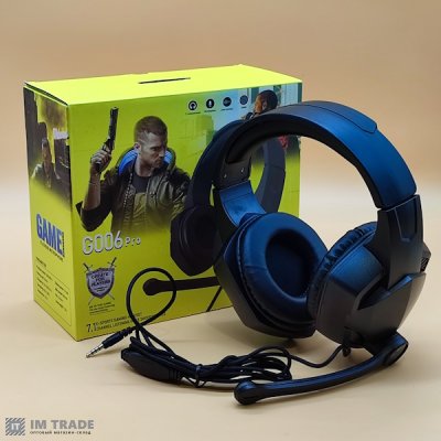 Навушники  CYBERPUNK G006 Pro проводные с микр.